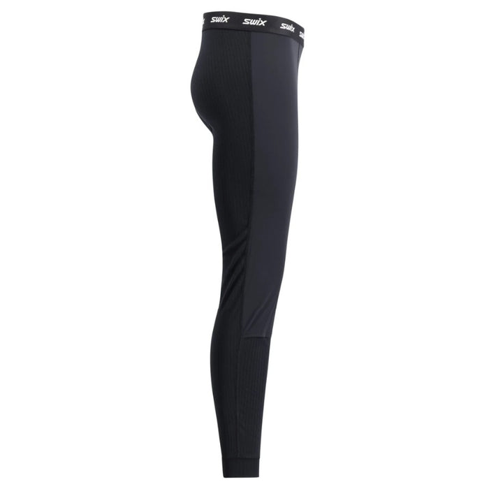 Black  legging with a brand logo on a white background