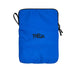 A bright blue insulated pouch with black trim, a black carrying loop, and a black zipper, featuring the brand name 'TREQA' printed in black on the front, set against a plain white background.