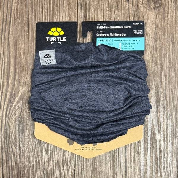 Turtle Fur Comfort Stria Tube Neck Gaiter COMFORT STRIA TURTLEFUR ECLIPSE