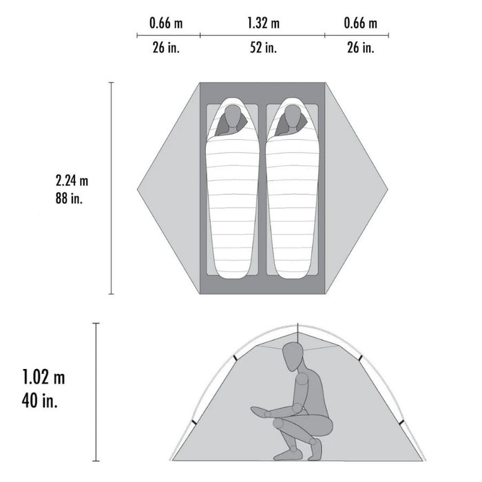 MSR Hubba Hubba LT 2 TENT MSR