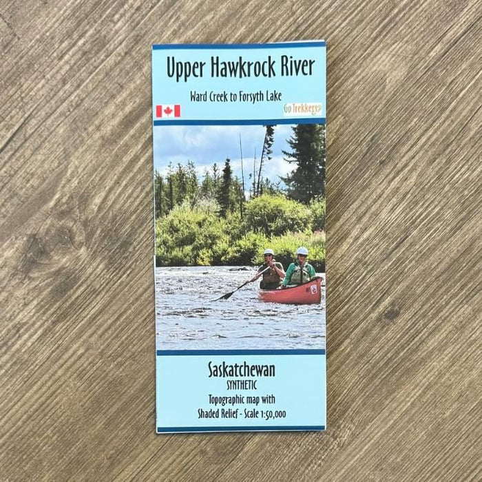 Go Trekker Map Hawkrock River 1 (Upper)