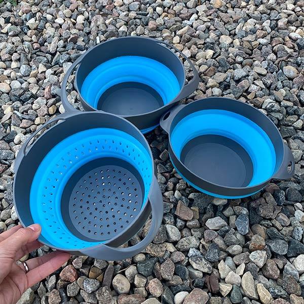 S.O.L. Collapsible Bowl/Strainer Set