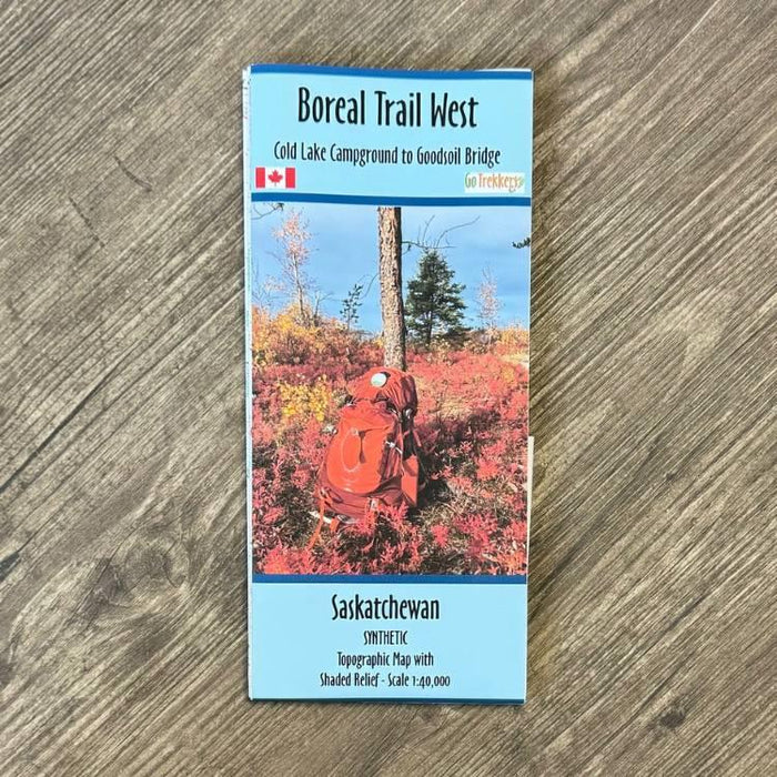 Go Trekker Map Boreal Trail West