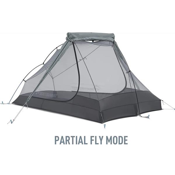 Sea to Summit Alto TR2 tent partial fly mode 