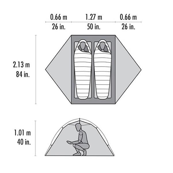 MSR Hubba Hubba 2 floor plan 