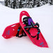 Atlas Mini snowshoes coral in the snow 