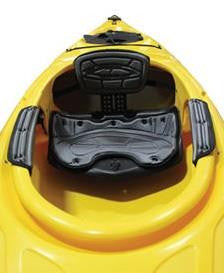 15204 Current Designs Kayak Vision 135 ROTO w/rudder w/Compass (Revolution Seating System)
