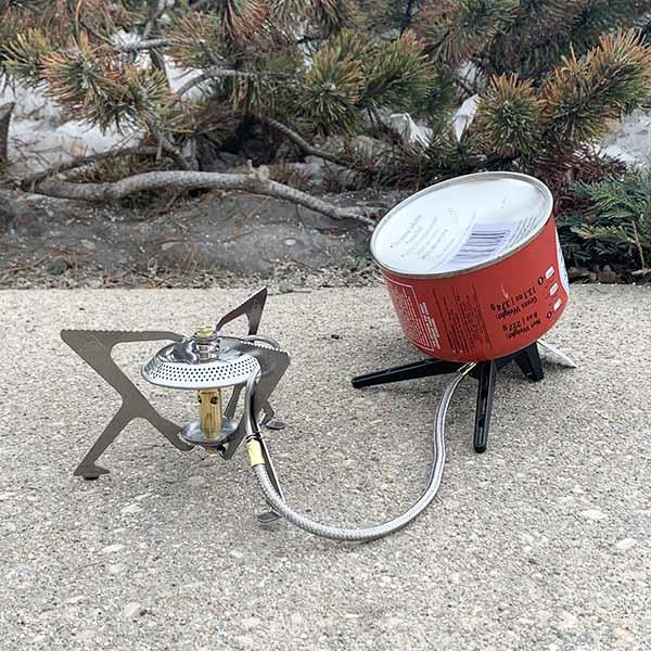 MSR Windpro II stove set up 