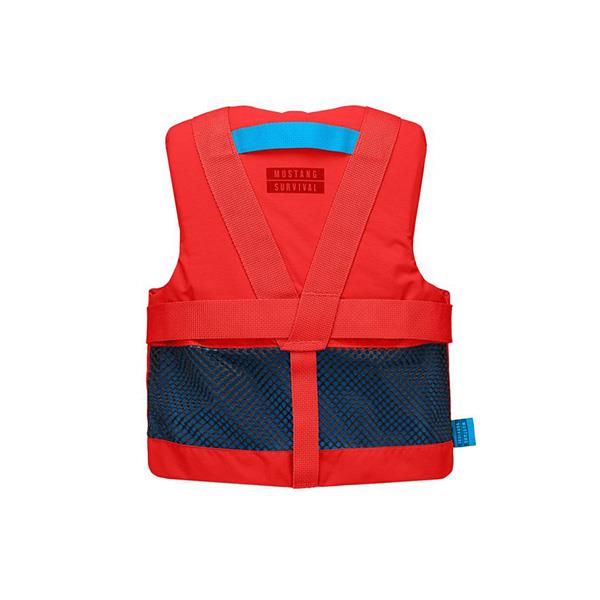 Mustang REV youth vest red back view 