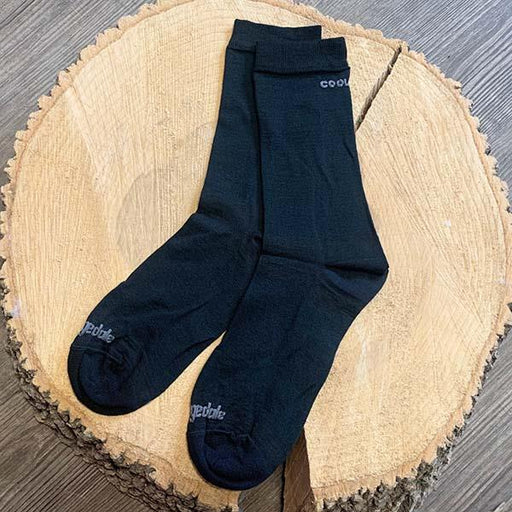 Bridgedale mens Coolmax liner socks black 