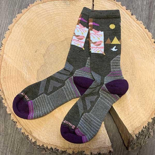 Smartwool Hike Alpine Perch socks womens military olive