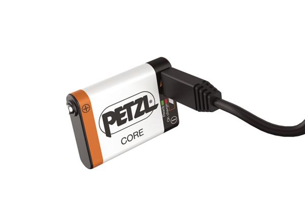 Petzl Cory rechargeable battery USB port