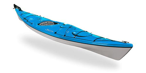 Delta 15S kayak with rudder blue
