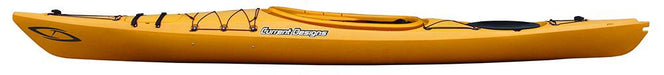 15204 Current Designs Kayak Vision 135 ROTO w/rudder w/Compass (mango -- side)