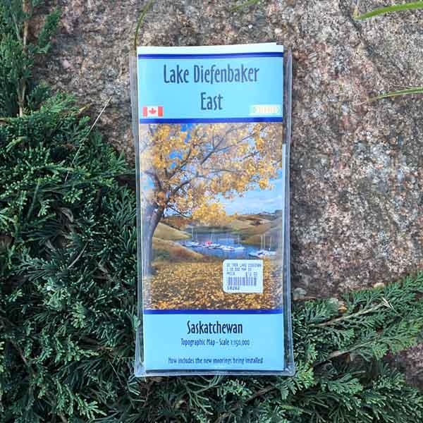 Go Trekker map Lake Diefenbaker East 