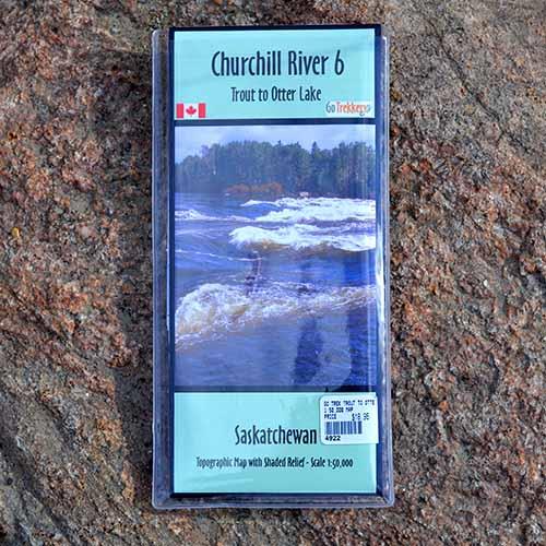 Go Trekker map Churchill River 6 Trout to Otter 