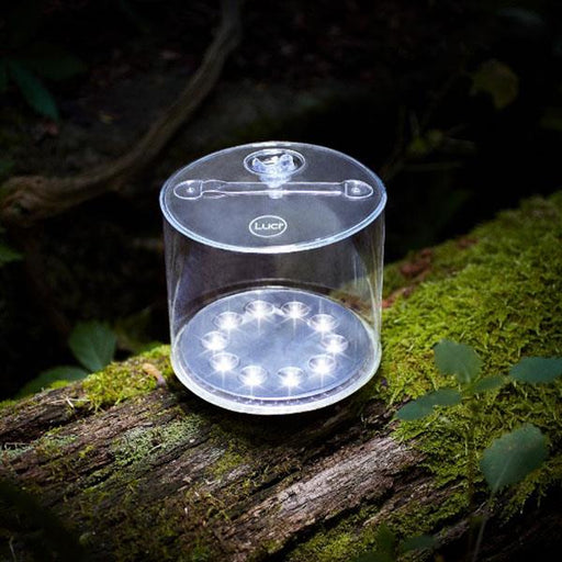 Luci Outdoor 2.0 inflatable light on log 