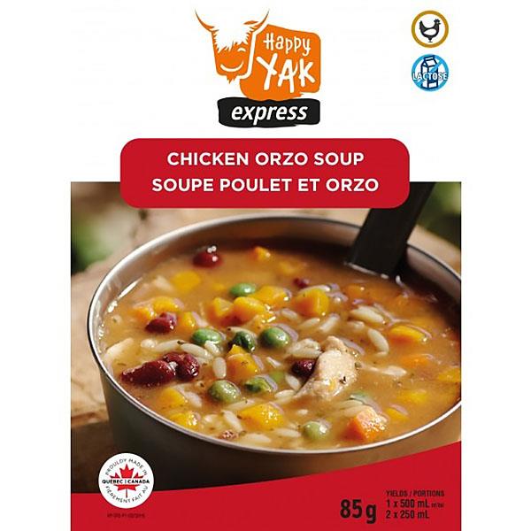 Happy Yak chicken orzo soup 