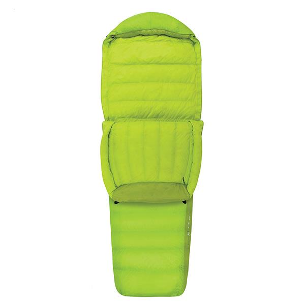 Sea to Summit Ascent II sleeing bag fully open 