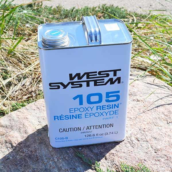 West System epoxy resin 105 gallon