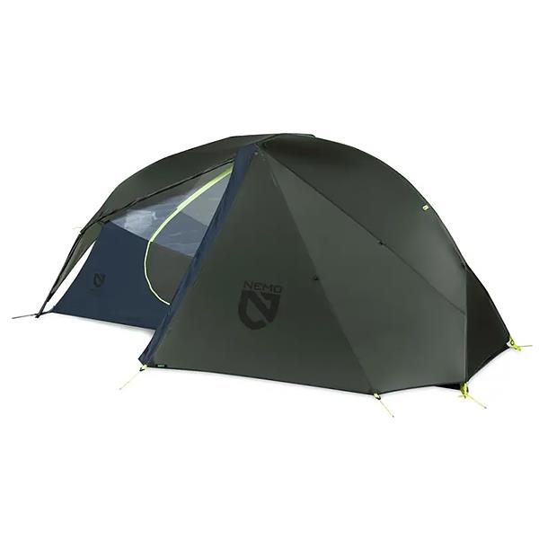 Nemo Dragonfly Bikepack 1P tent with fly open 