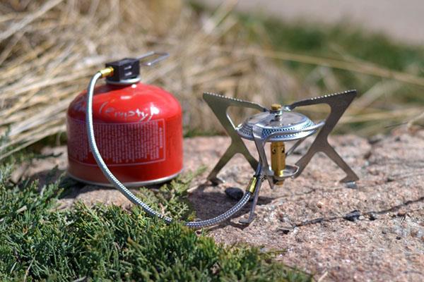 MSR WindPro stove remote canister