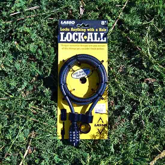 9426 Lasso Locking Cable  "Lock All" Combination (packaged)